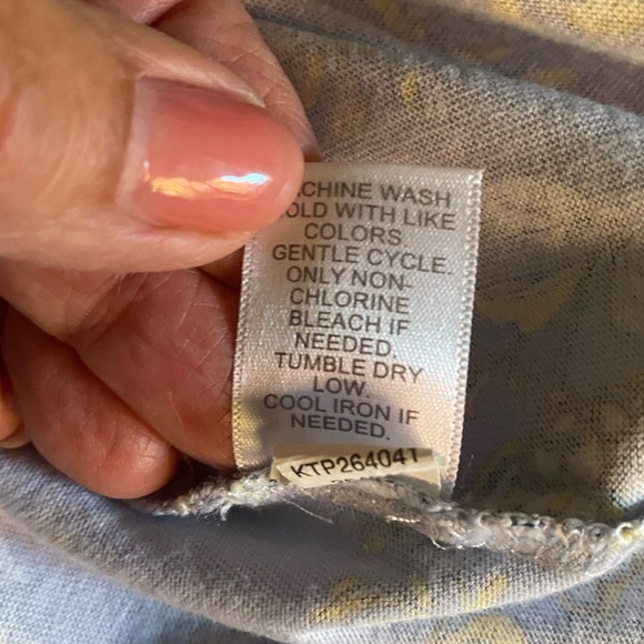 J.Jill Floral Print Women's Top - Picture 11 of 11